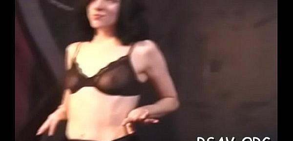  Incredible bdsm act with stunning playgirl getting mistreated